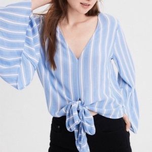 AE Outfitters Women Bell Sleeved Boho Top